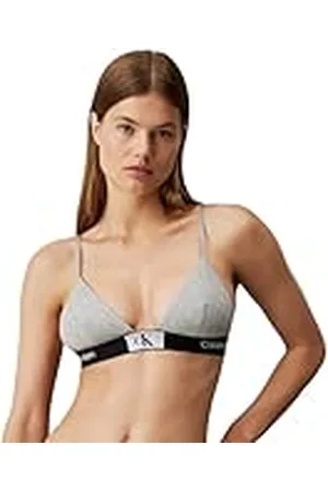 Calvin Klein Top de Bikini Triangular para Mujer Sin Forro con Copas Blandas, , XL