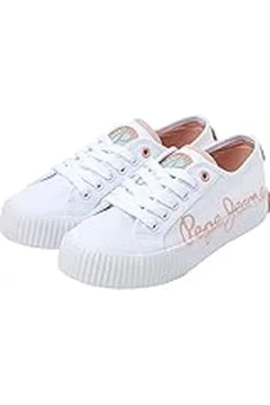 Pepe Jeans Ottis Log G, Zapatilla, White, 32 EU