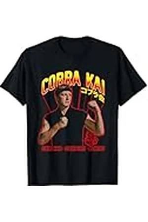 Cobra Kai Johnny con Logotipo Degradado Camiseta