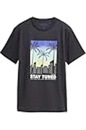 TOM TAILOR 1046344 Camiseta, 29476-Gris Cobalto, 128 para Niños