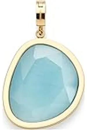 Leonardo Colgante Clip & Mix Bonny • Cadena colgante de acero inoxidable dorado • Catseye en transparente • Regalo de joyas para mujer • 024948, 4,2 cm, Acero inoxidable, No es una