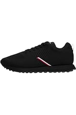 Tommy Hilfiger New Runner Eva Corpo Knit Fm0fm05648, Parte Superior Baja Hombre, Black (Black), 41 EU