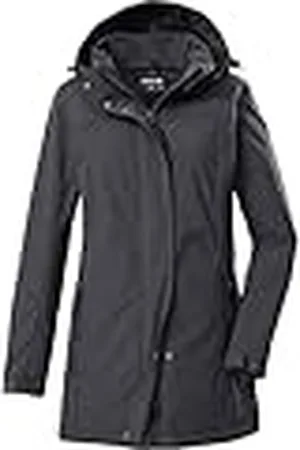 G.I.G.A. DX by killtec GW 36 WMN SFTSHLL PRK 43543-000 - Parka con capucha desmontable para mujer, talla 46, color gris