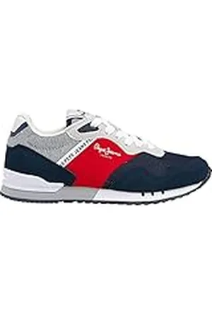 Pepe Jeans London Brighton B, Zapatilla, Azul (Marino), 32 EU