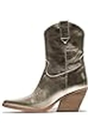 Fly London WOFY093FLY, Bota Western Mujer, Gold, 39 EU