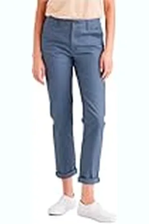 Dockers Weekend Chino Slim Fit, Tall, Pantalones para Mujer, 28