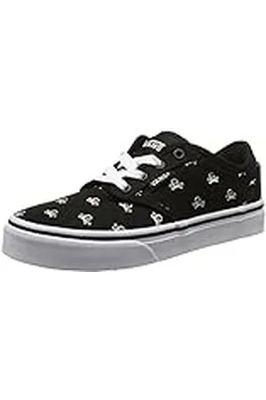 Vans Y Atwood, Zapatillas de Estar por casa Niñas, F15 Skulls/Black/White, 30