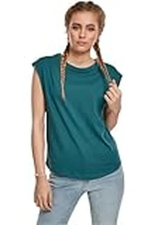 Urban classics T-Shirt Ladies Basic Shaped tee Camiseta, , 4XL para Mujer