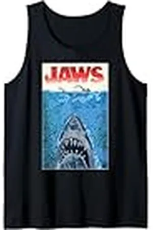 Jaws 50th Anniversary Poster Pop Art Style Front & Back Camiseta sin Mangas