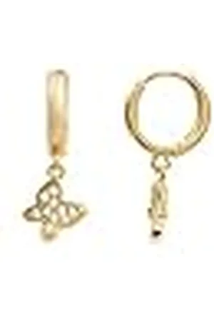 Luxenter Pendientes Kaduro acabados en oro 18k