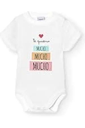 BABIDU Body Bebé Personalizado con Frases Divertidas y Originales - Para Papá, Mamá, Tía, Padrinos y Abuelos - Body Bebé Manga Corta 100% Algodón - Regalo Recién Nacido - Ropa Bebé Niño y Niña Unisex
