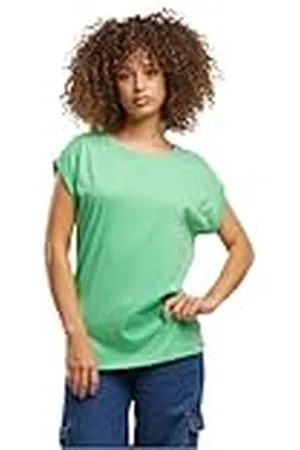 Build Your Brand Camiseta para Mujer con Hombros extendidos, , XXXXL