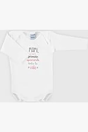 BABIDU Body Bebé Personalizado Frases Divertidas - Para Papá, Mamá, Tía, Padrinos y Abuelos - Body Bebé Manga Larga 100% Algodón Cuello Americano- Regalo Recién Nacido - Ropa Bebé Niño y Niña Unisex