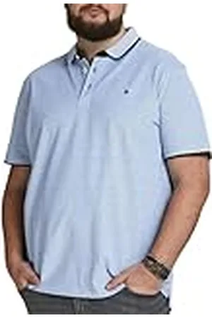 JACK & JONES Jjepaulos Polo Ss Noos Pls Camiseta, Hombre, Bright Cobalt Detail:ps, 3XL Grande