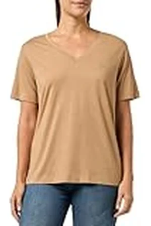 GANT Reg Shield SS V-Neck T-Shirt Camiseta, , M Mujeres
