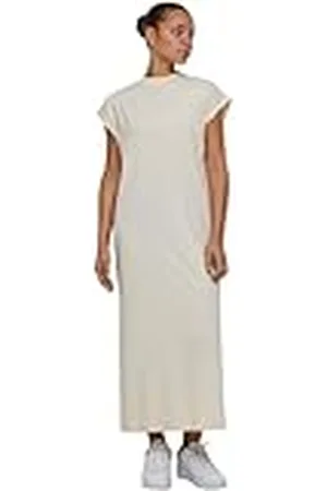 Urban classics Vestido Largo extendido para Mujer, Arena Blanca, XXL