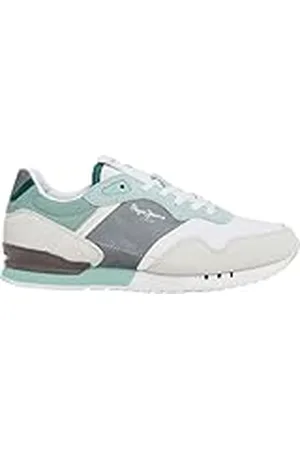 Pepe Jeans London Glam W, Zapatillas para Mujer, (White), 3