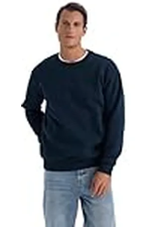 DeFacto Sweatshirts-Bequeme Sweatshirt Herren Pullover Sudadera, , M para Hombre