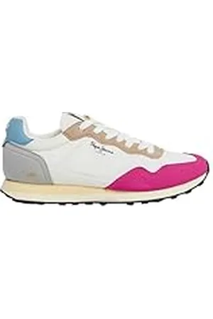 Pepe Jeans Natch Basic W, Zapatillas para Mujer, Rosa (Deep Fuchsia), 5