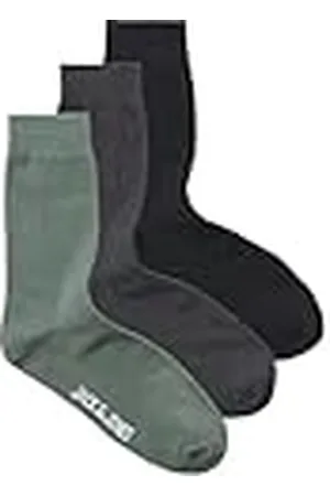 JACK & JONES Jacdavid Socks 3 Pack Sn Calcetines, /Pack: Sky Captain-Asphalt, Talla única Hombres