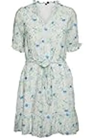 VERO MODA VMKIRI 2/4 Short Dress WVN Vestido de Verano, , L para Mujer