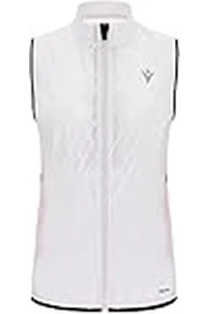macron Run Scd Beverly Reflex W-Break Chaleco Wht/Ncor Wmn Cortavientos, Mujer, Color Blanco, X-Large