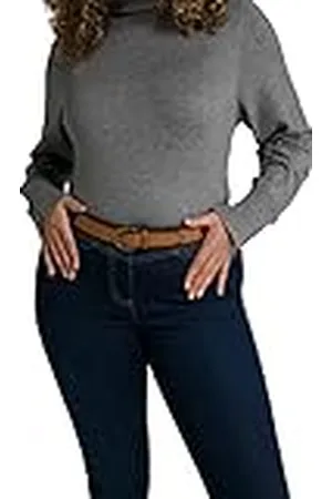 Ulla Popken Basic Gürtel, Schmal Cinturón, , 135 Mujeres