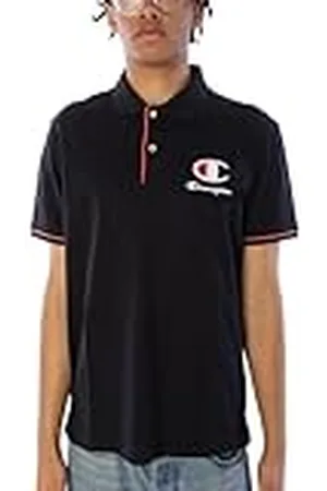 Champion Legacy Icons Plus Polo Gallery-S/S Crewneck Camisa, , M Hombres