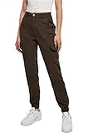 Urban classics Ladies High Waist Cargo Pants, Pantalones, Mujer, , 33