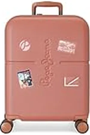 Pepe Jeans Chest Maleta de cabina Rojo 40x55x20 cms Rígida ABS Cierre TSA integrado 37L 3,22 kgs 4 Ruedas dobles Equipaje de Mano