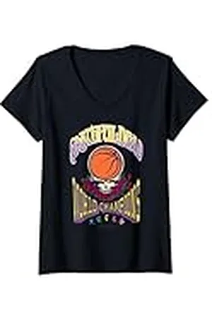 Grateful Dead Mujer SYF Roses Basketball Camiseta Cuello V