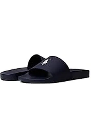 Ralph Lauren Sandalias tipo polo para hombre, azul marino/blanco (Navy White), 42 1/3 EU