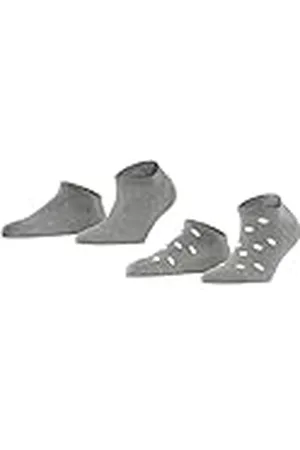 ESPRIT Mesh Dot 2-Pack W SN algodón corte con estampado 2 pares, Calcetines cortos Mujer, , 39-42
