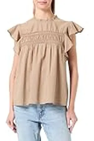 VERO MODA Vmtrine SL Lace Top Wvn, , XL para Mujer