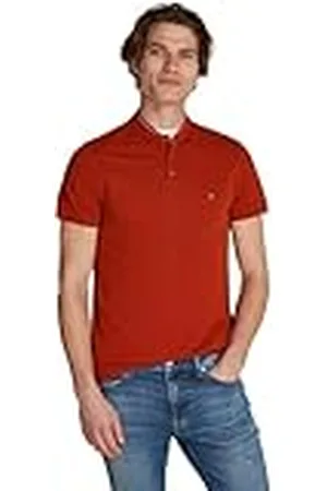 Tommy Hilfiger Polo de Manga Corta Hombre Baseball Slim Fit, , M
