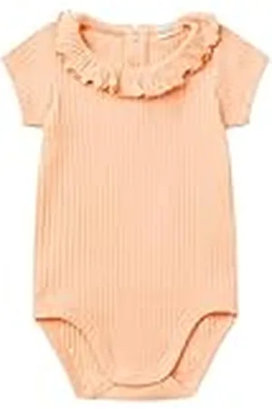 Benetton Body M/M 3f1aab00n Pelele niño, Naranja, 12 Meses Unisex bebé