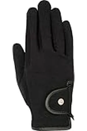 Hkm SPORTS EQUIPMENT Reithandschuhe-Professional Nubuk Lederimitat-9191 Schwarz/schwarzXL Pantalón, Mujer, Negro/Negro, Extra-Large