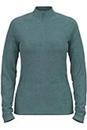 Odlo Tencia - Camiseta de Manga Larga con Cremallera para Mujer