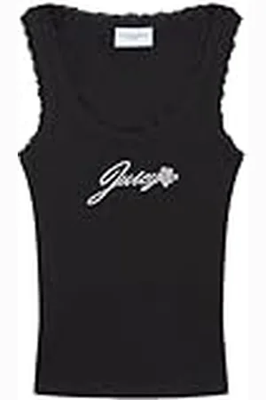 Juicy Couture Hibiscus Crystal Vest with Lace Trim-Figurbetonte Weste mit Verspielten Applikationen in Versch. Farben Chaleco de Moda, , XL Mujeres