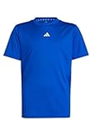 adidas Unisex niños Train Essentials Logo Regular Fit T-Shirt Junior, Royal Blue/White, 5-6 Years