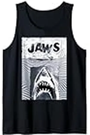 Jaws 50th Anniversary Poster & White Collage 2-Sided Camiseta sin Mangas