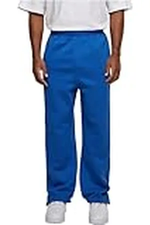 Urban classics Pantalón Chándal de Hombre, Corte Suelto, Tejido Cálido, Cremalleras en los Tobillos, Tallas XS - 5XL