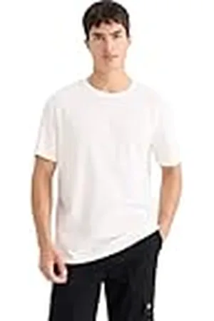 DeFacto Herren Basic Klassisches T-Shirt für Männer Camiseta, , XXL Hombres