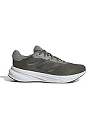 adidas Response Shoes, Zapatillas para Correr Hombre, Olive strata/Core Black/Bright Red, 40 EU