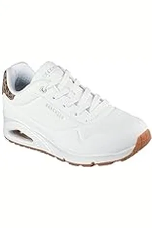 Skechers Uno Jungle Nite, Zapatillas Mujer, White, 37.5 EU