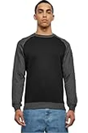 Urban classics Raglan Crewneck Sudadera, , 3XL para Hombre