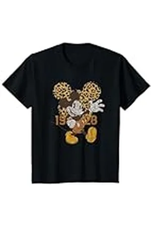 Disney Niños Mickey Mouse Leopard Wave Camiseta