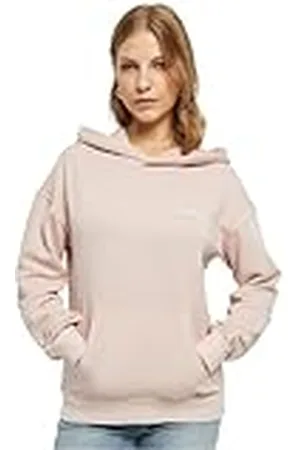 Urban classics Ladies Small Embroidery Terry Hoody Sudadera con Capucha, , XS para Mujer