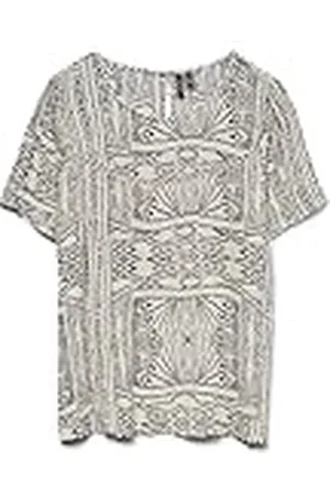 VERO MODA Vmmenny SS Lace Top Wvn Ga, , L Mujeres