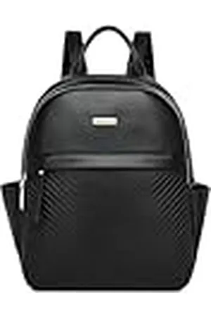 MISS LULÙ Mochila femenina de PU elegante, mochila impermeable para el trabajo, el estudio, los viajes y las compras